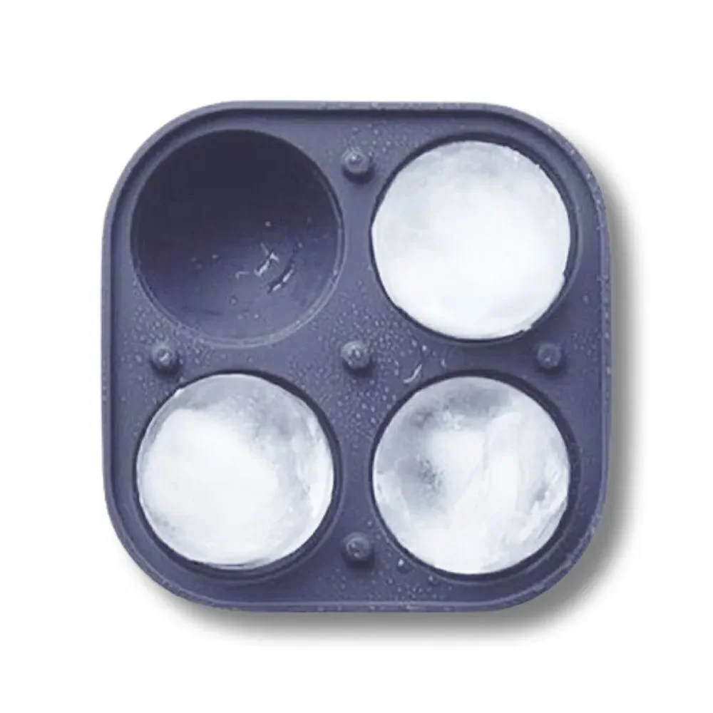W&P Frost Silicone Sphere Ice Mold w/ Cover | Charcoal • NWT